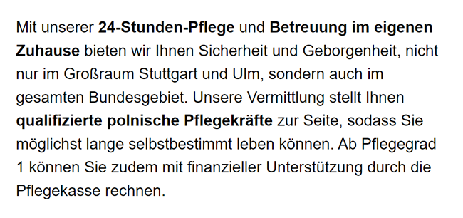 Pflegekraft für 18225 Kühlungsborn für 18225 Kühlungsborn